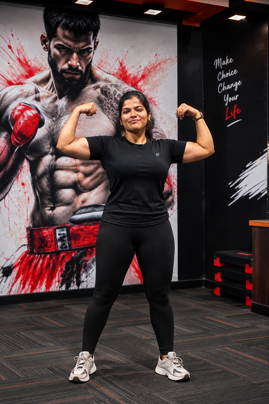 Dharshini, trainer at Master Fitness Studio